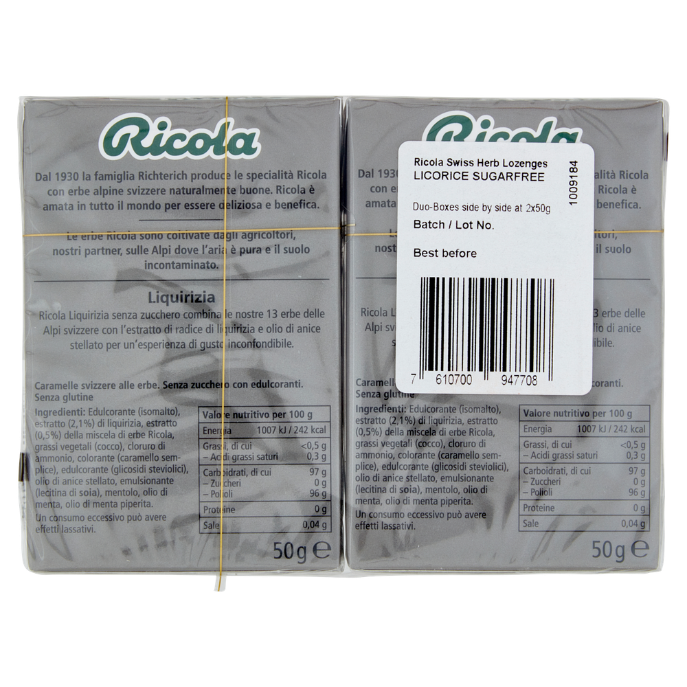 Liquirizia Ricola Senza Zucchero 2 Box - Foto 3