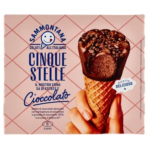 Cono Cioccolato 6x60g  Cinque Stelle