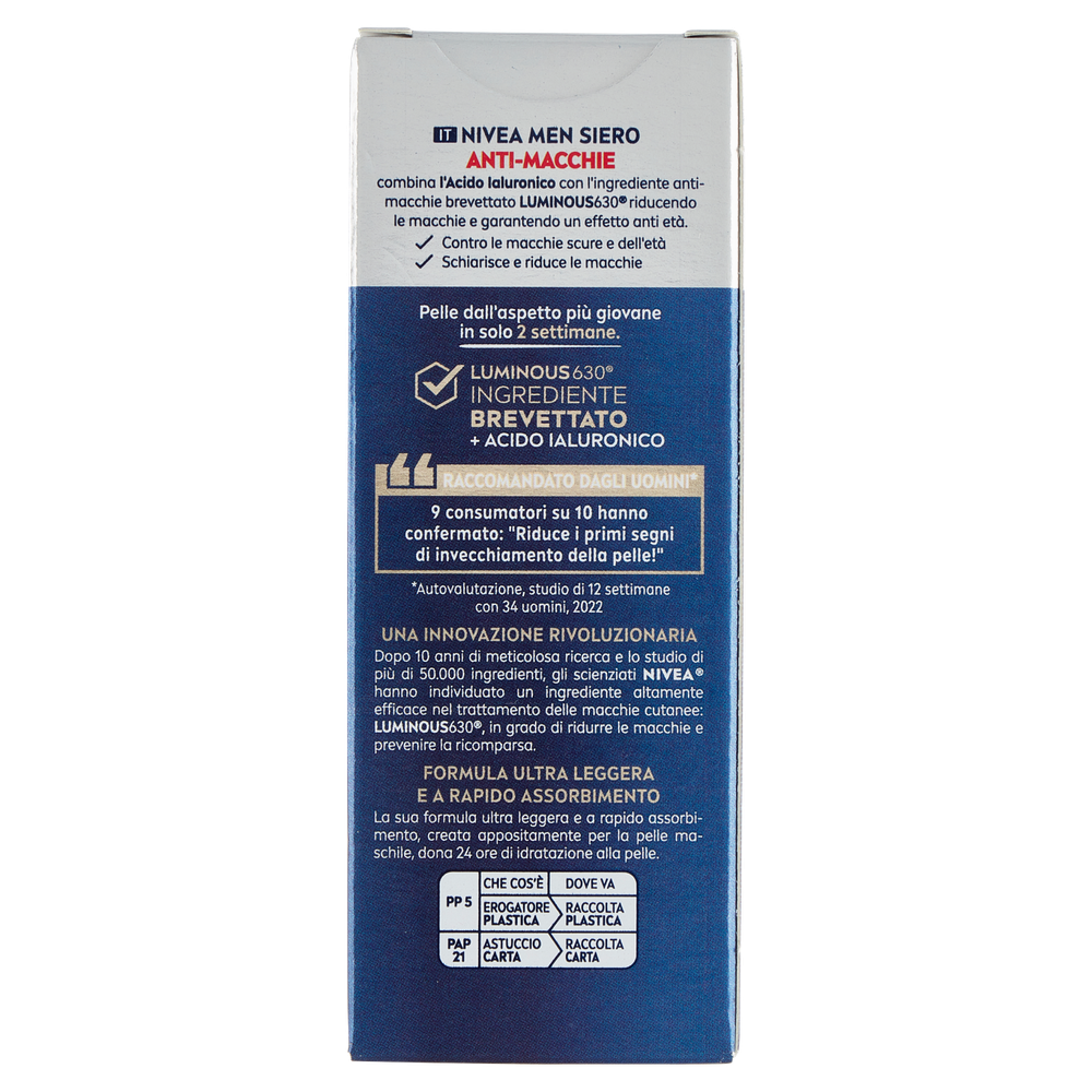 Siero Lumen Hyaluron Nivea Men - Foto 3