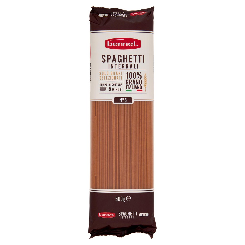 Pasta Spaghetti Integrali N.5 Bennet - Foto 1
