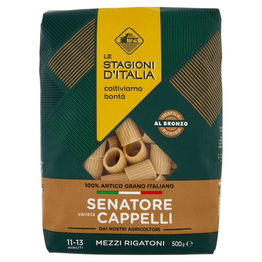 Mezzi Rigatoni Senatore Cappelli Stagioni D'italia - Foto 1