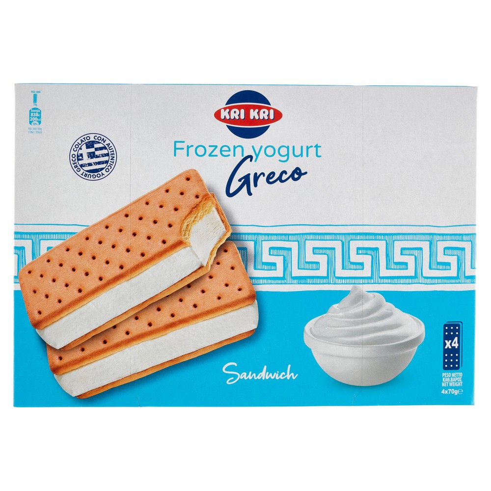 4 Biscotti Gelato Allo Yogurt Greco - Foto 1