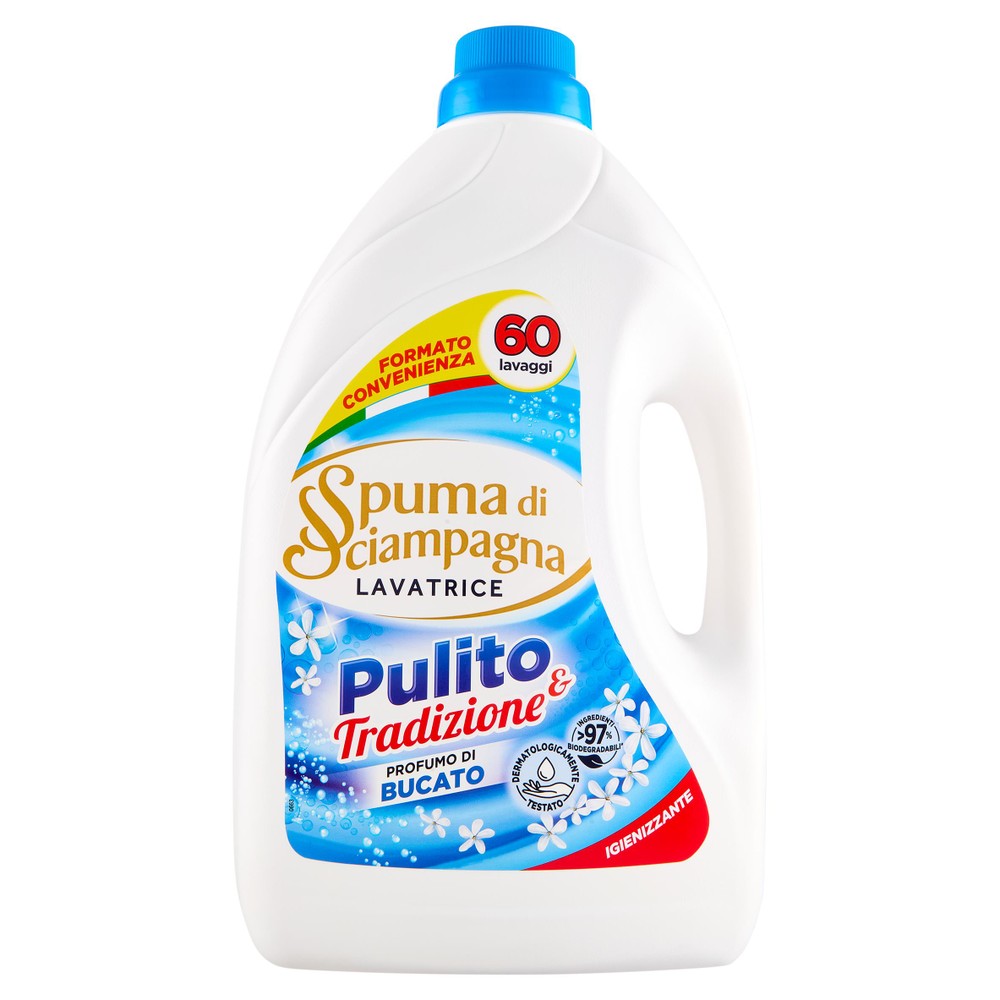 Detersivo Lavatrice Profumo Di Bucato Spuma Di Sciampagna 60 Lavaggi - Foto 1