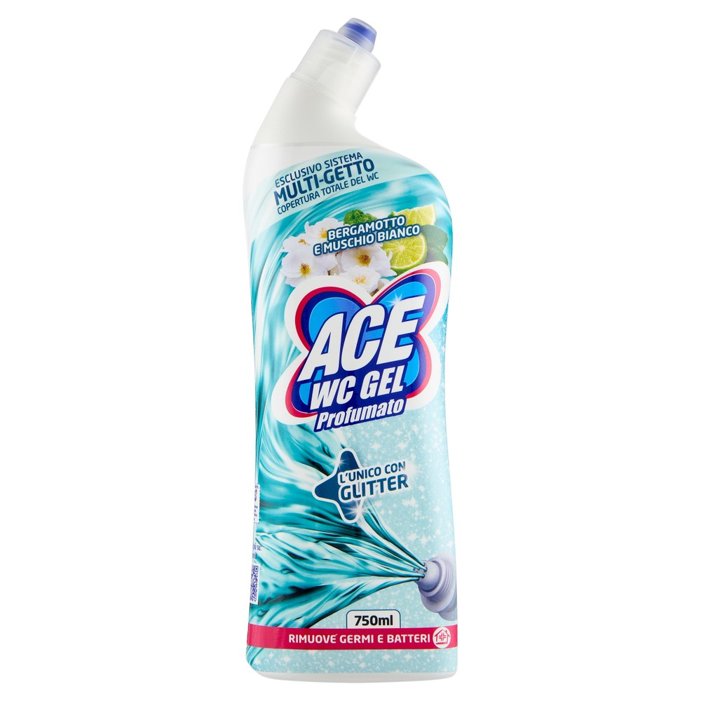 Pulitore Wc Gel Bergamotto Profumato Con Glitter Ace - Foto 1