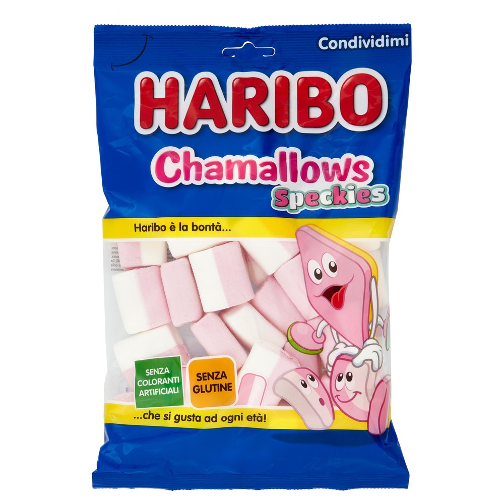 Caramelle Chamallows Speckies Morbide Gusto Frutta E Vaniglia Haribo - Foto 1