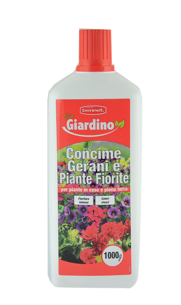 Concime Liquido Kg 1 Per Gerani E Piante Fiorite Bennet - Foto 1