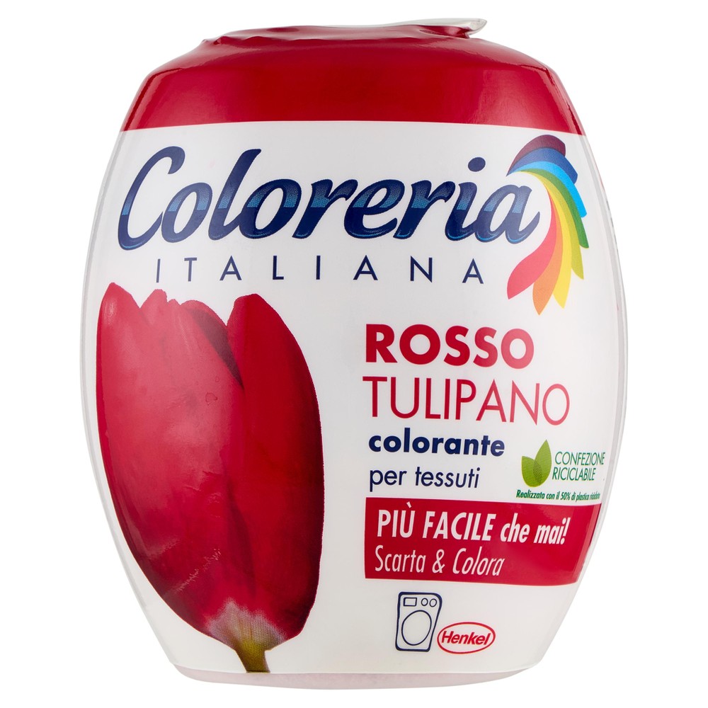 Colorante Per Tessuti Rosso Tulipano Coloreria Italiana - Foto 1