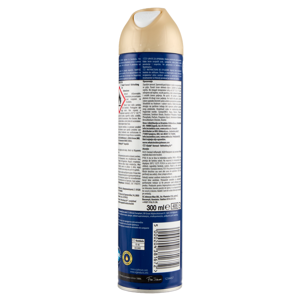 Deodorante Spray Ambienti Pet Refreshing Air 300 Ml Glade - Foto 2