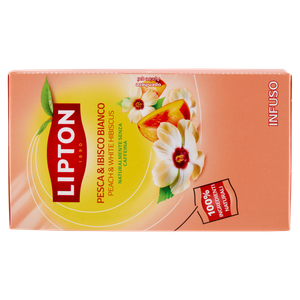 Infuso Pesca E Ibisco Bianco Lipton, Conf.20 Filtri - Foto 3