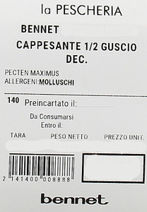 Cappasante Atlantiche 1/2 Guscio Decongelata - Foto 3