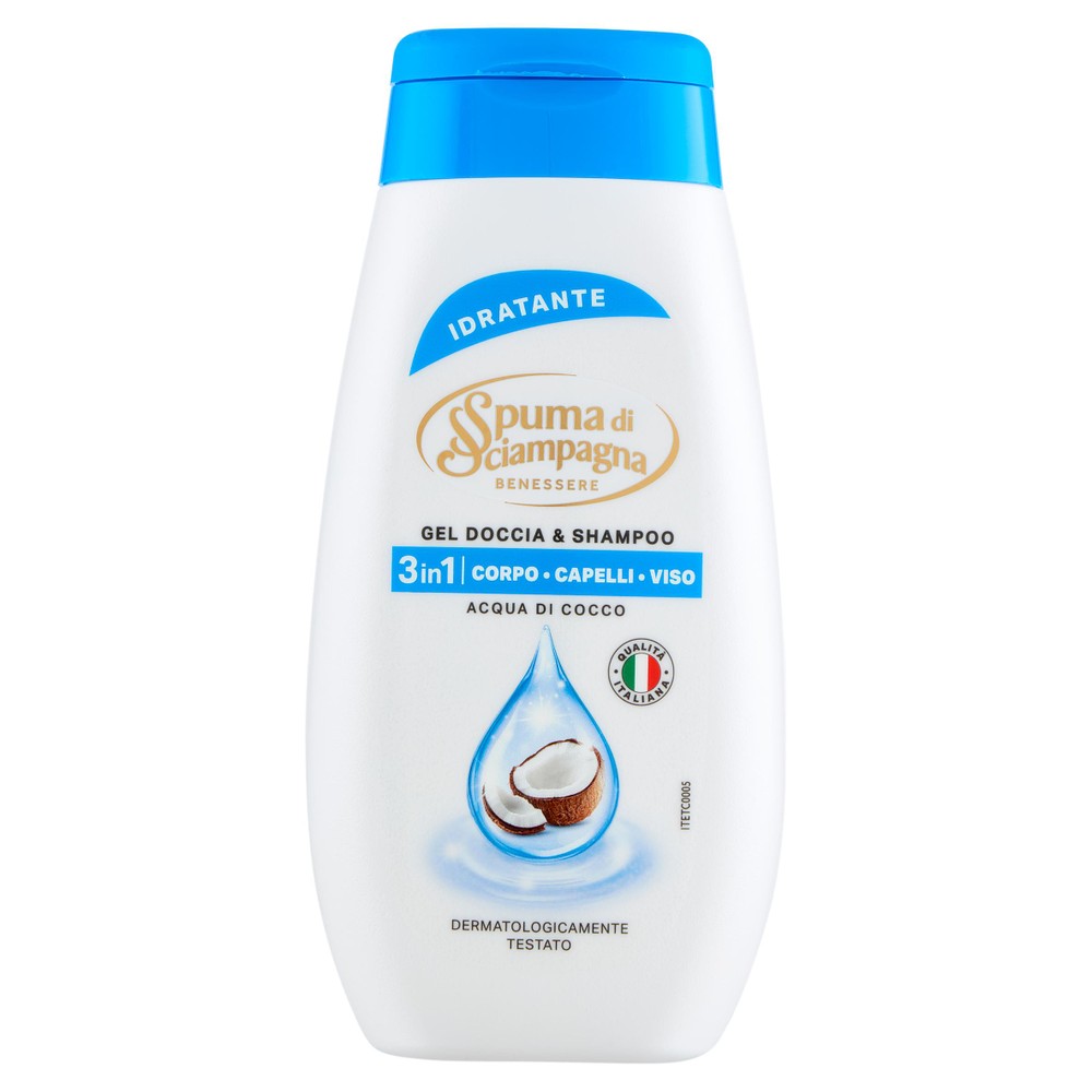 Gel Doccia & Shampoo Idratante Spuma Di Sciampagna - Foto 1