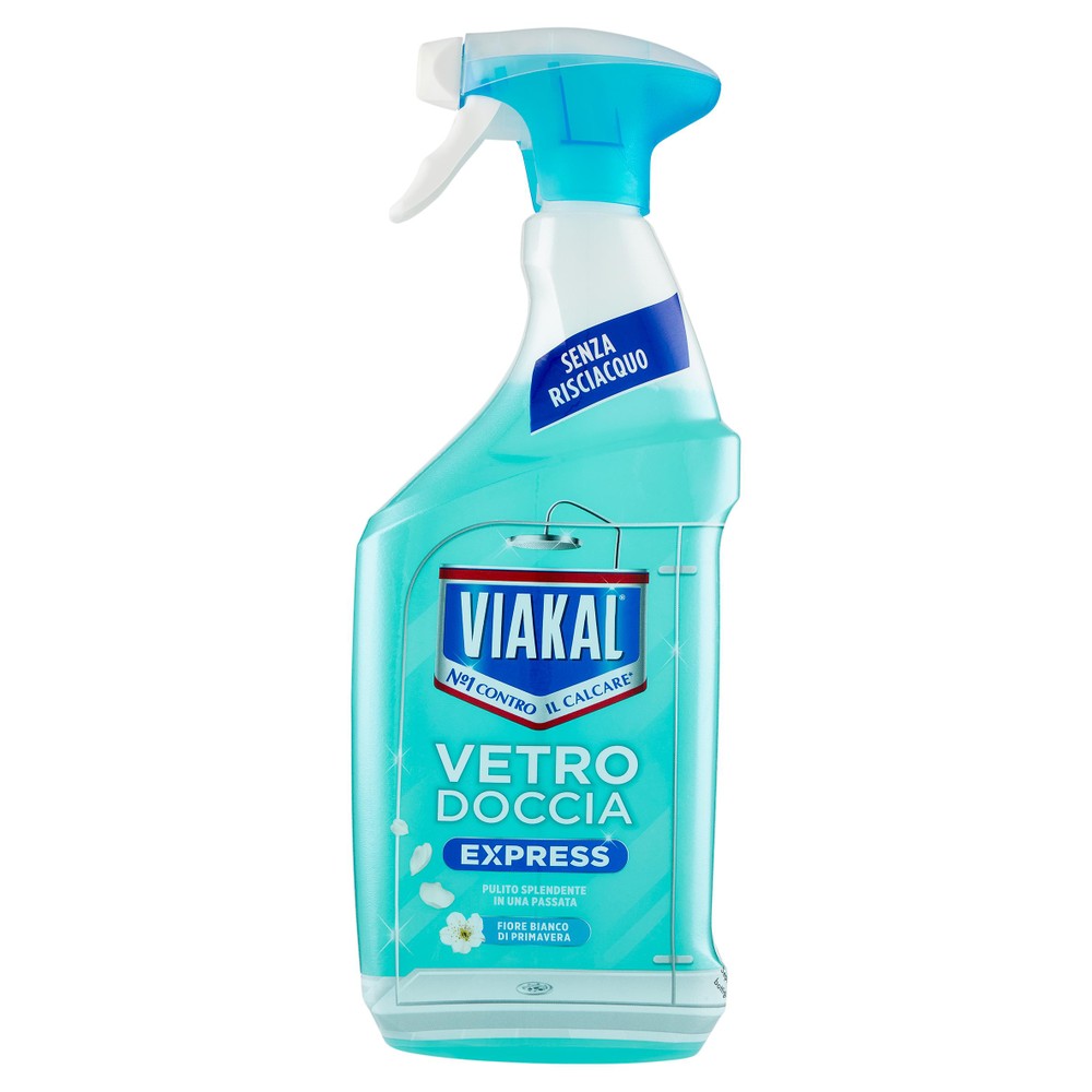 Detergente Vetro Doccia Express Spray Azzurro Viakal - Foto 1