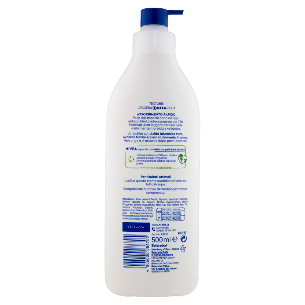 Crema Corpo Idratante Con Pump Nivea - Foto 3