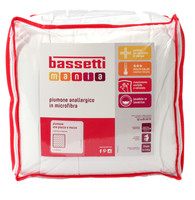 Piumone*** Bassettimania 1pz 1/2 Cm200x200 Imbottitura 100%poliestere Piumone*** Bassettimania 1pz 1/2 Cm200x200 Imbottitura 100%poliestere