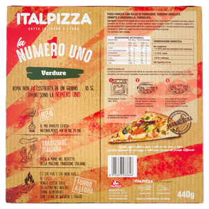 Pizza Farcita Con Verdure Grigliate Condite. Surgelata - Foto 3