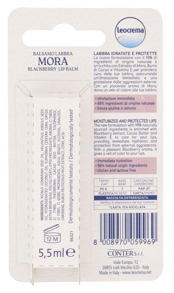 Balsamo Labbra Leocrema Tipi Vari - Foto 3