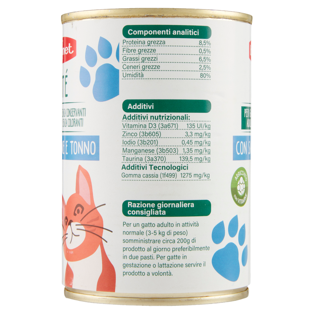 Pate' Gatti Gatto Con Salmone E Tonno Bennet - Foto 2
