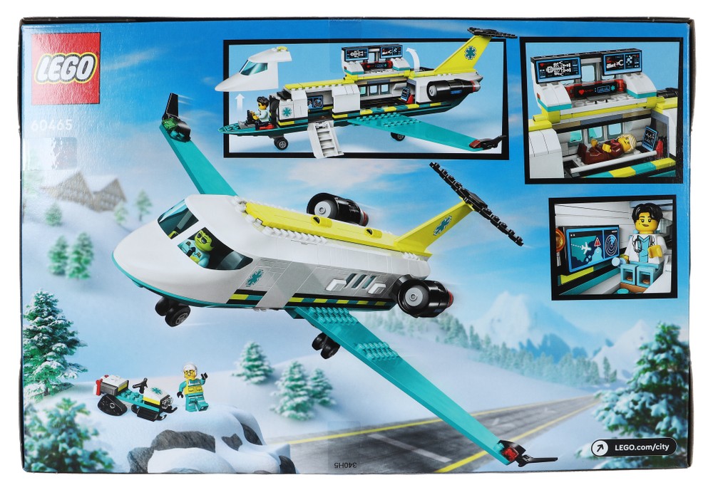 Aereo Ambulanza Di Emergenza Lego City - Foto 3