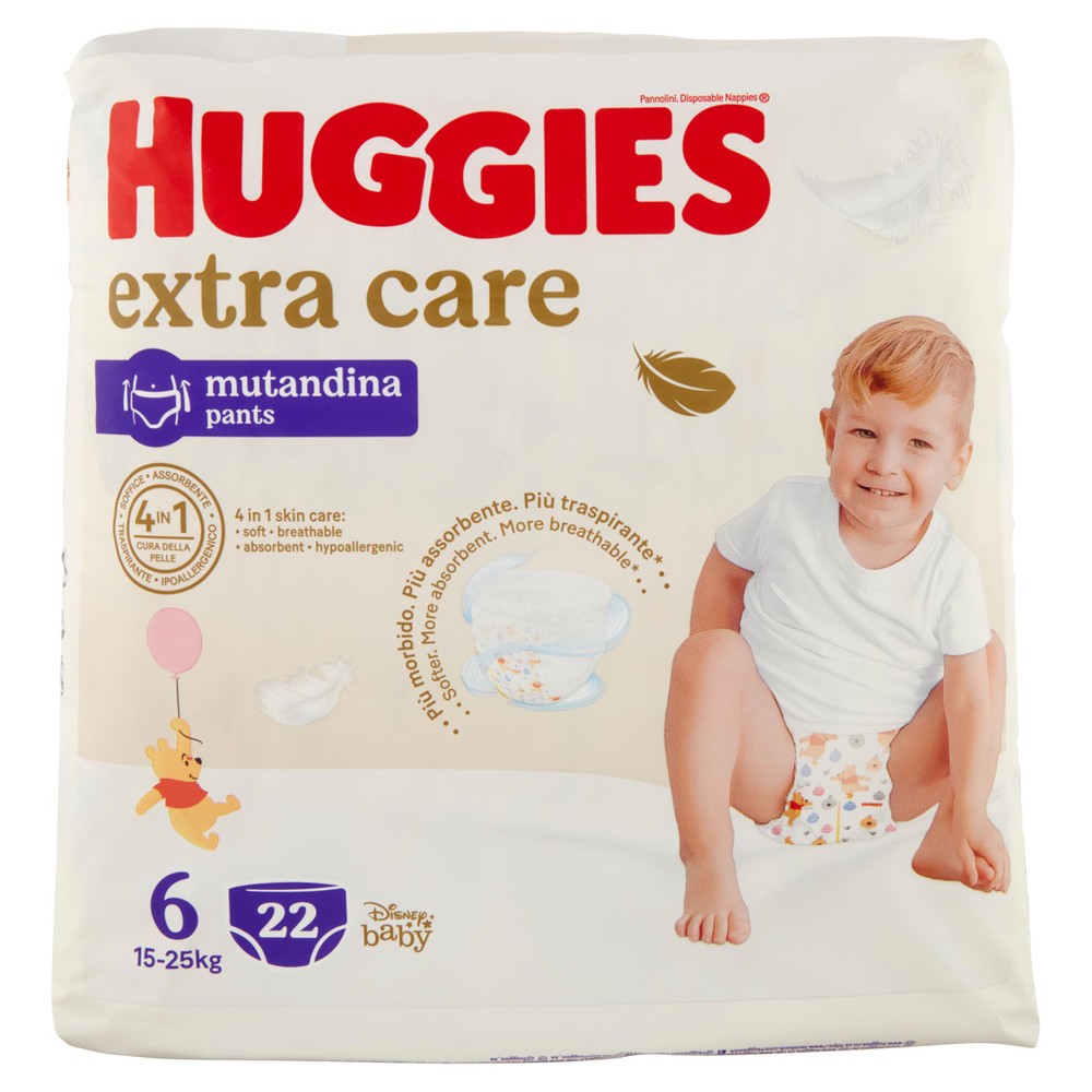 Pannolini Huggies Extra Care Mutandina Taglia 6 - Foto 1