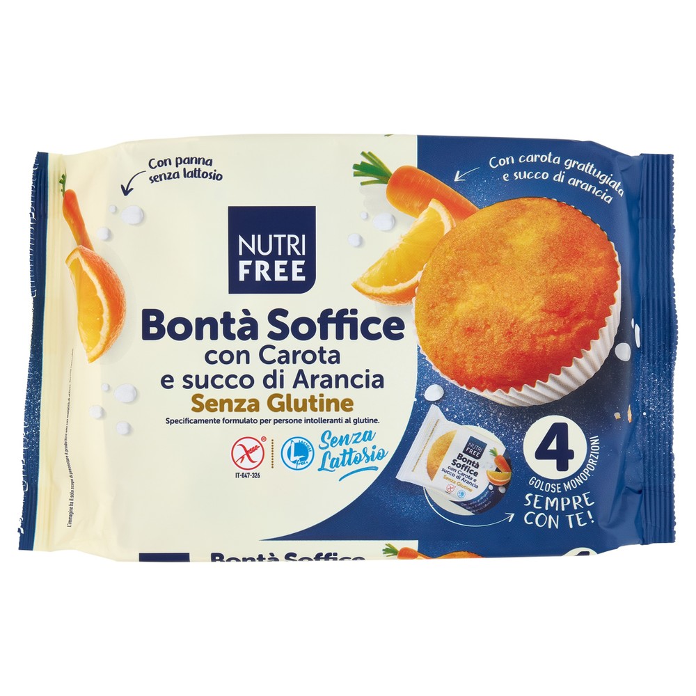 Nutrifree Bontà Soffice Con Carota E Succo Di Arancia - Foto 1