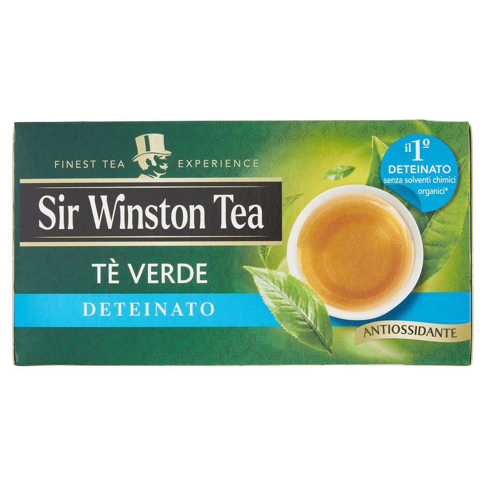 Tè Verde Deteinato Da Agricoltura Biologica 20x1,75g Sir Winston Tea - Foto 1