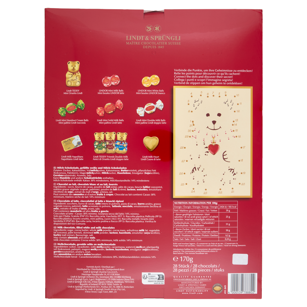 Calendario Dell'avvento Lindt