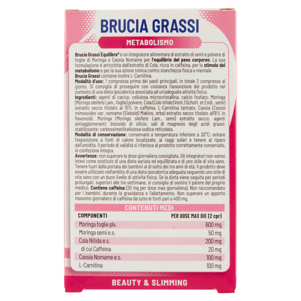 Brucia Grassi Equilibra 40 Compresse