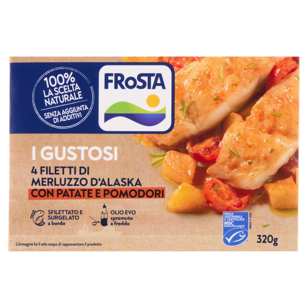 Filetti Gustosi Di Merluzzo Con Patate E Pomodori Frosta - Foto 1