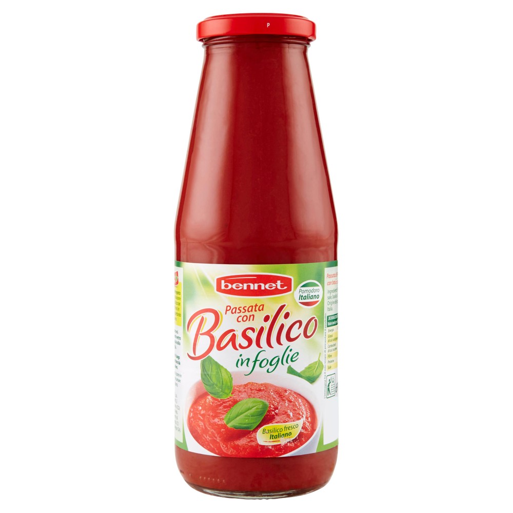 Passata Di Pomodoro Con Basilico In Foglie Bennet - Foto 1