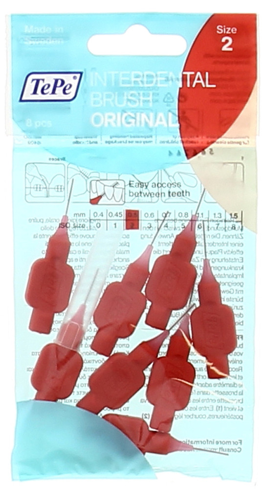 Scovolini Interdentali Rosso 0,5mm Tepe - Foto 1
