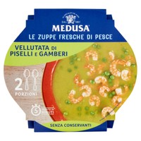 Vellutata Di Piselli E Gamberi Medusa Vellutata Di Piselli E Gamberi Medusa