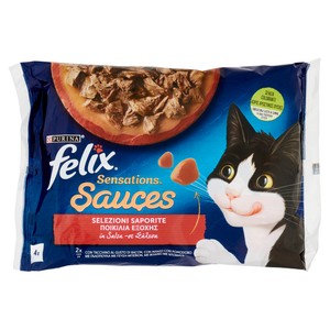 Alimento Umido Gatti Tacchino-Manzo Felix Sensations - Foto 1