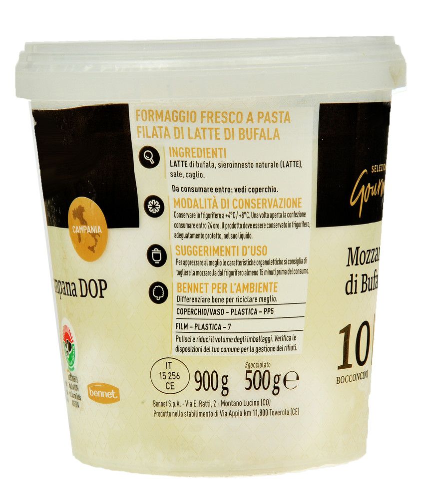 Bocconcini Di Mozzarella Di Bufala Campana Selezione Gourmet Bennet - Foto 3