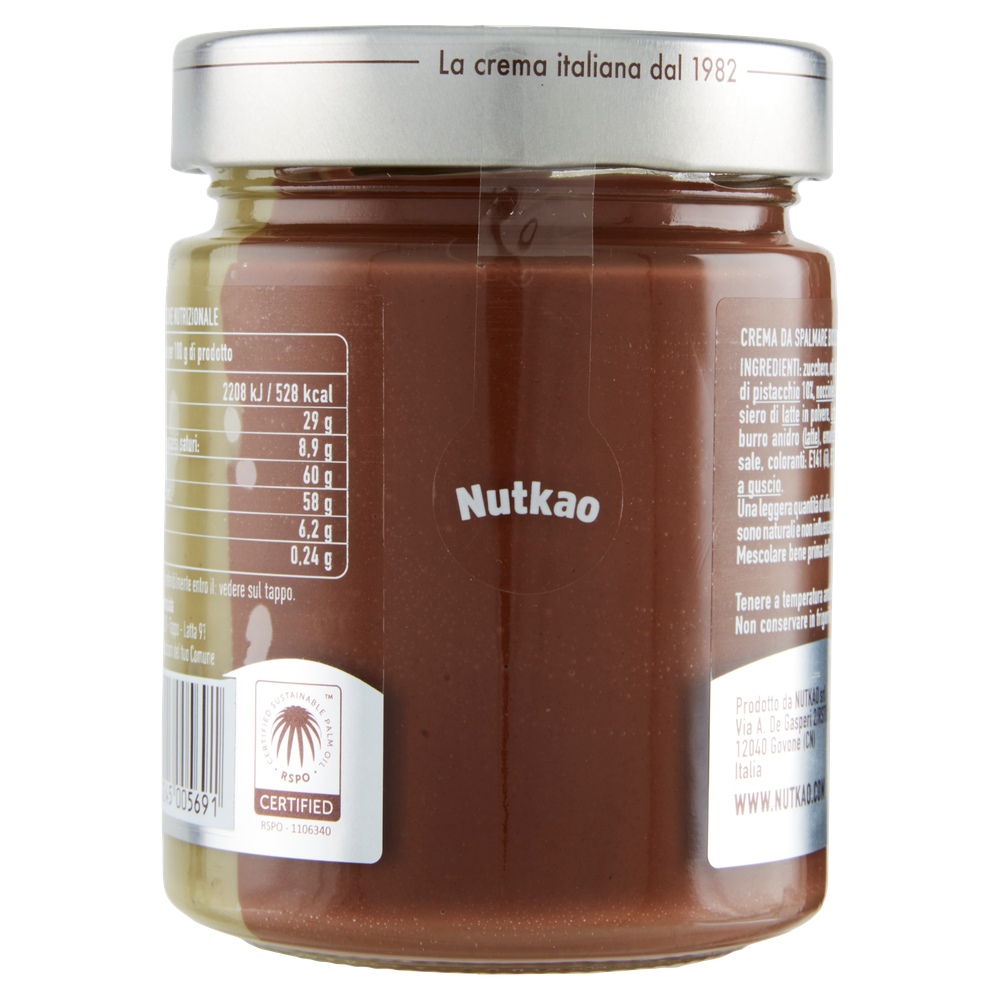 Crema Spalmabile Bicolore Al Cacao E Pistacchio Nutkao - Foto 3