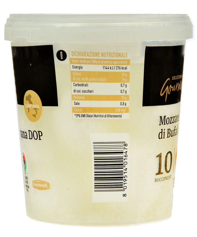 Bocconcini Di Mozzarella Di Bufala Campana Selezione Gourmet Bennet - Foto 2