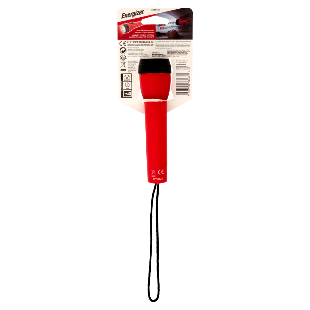 Torcia Plastic Light + 2 Pile Aa Energizer - Foto 3