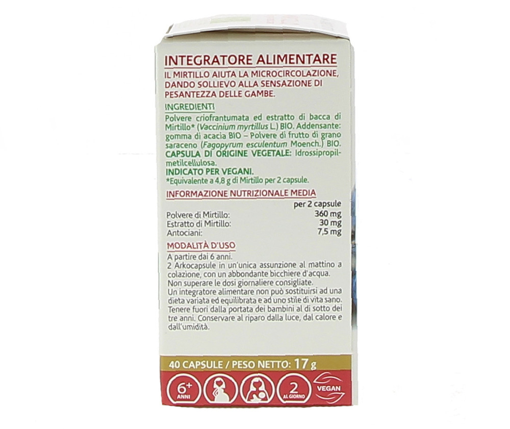Arkopharma Arkocapsule Mirtillo - Foto 3