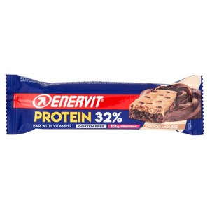 Enervit, Protein 32% Triple Chocolate, Enervit Protein Bars, 15