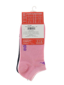 Calze Sneaker Unisex 39/41 Blu Marine Bianco Rosa Conf Da 3 Kappa - Foto 2