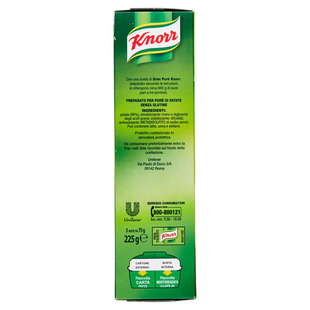 Gran Pure' Di Patate 3x75g Knorr - Foto 2