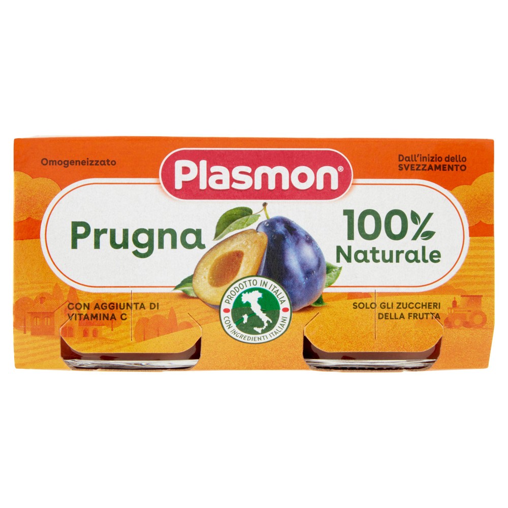 Omogeneizzato Alla Prugna Plasmon, Conf. Da 2 - Foto 1