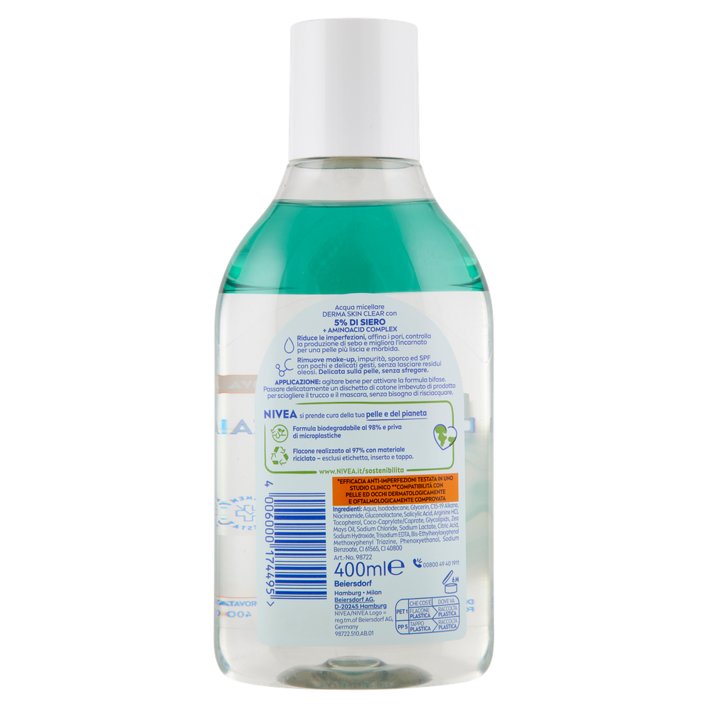 Acqua Micellare Derma Skin Clear Nivea - Foto 3