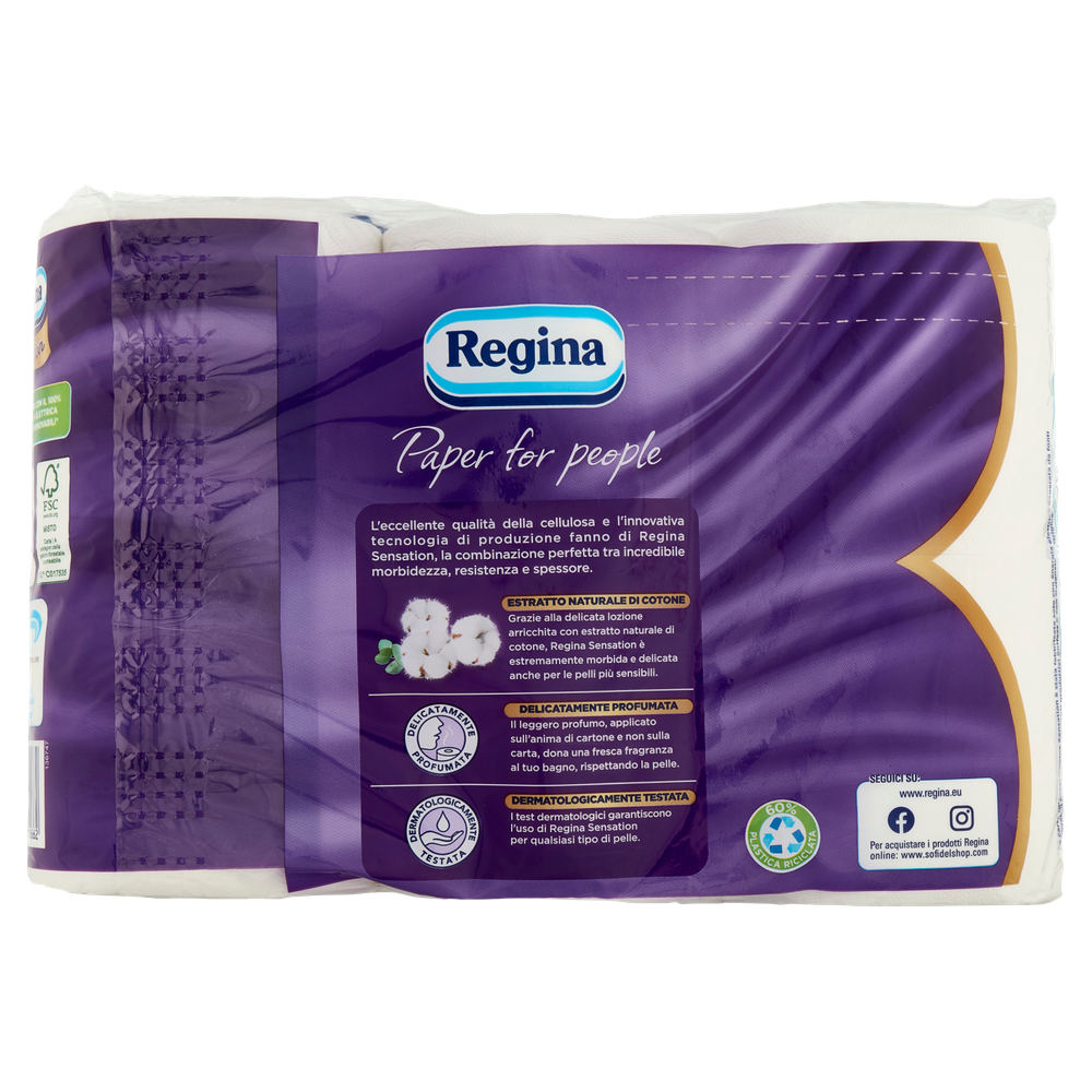 Carta Igienica Sensation Regina 3 Veli - Foto 3