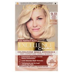 Colorazione Capelli Excellence Nude Biondo Chiaro Sabbia 9.31 - Foto 1