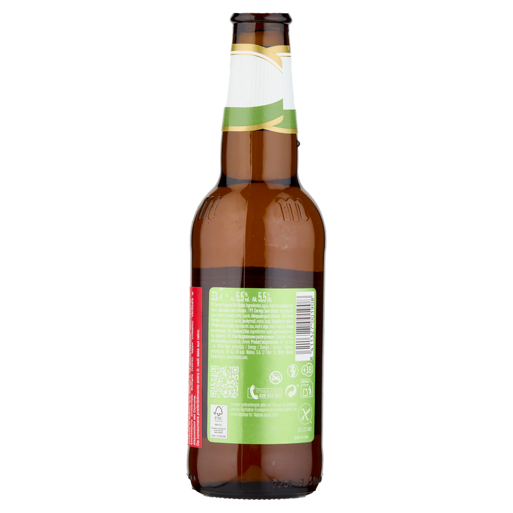Birra 5 Estrella Gluten Free Mahou - Foto 3