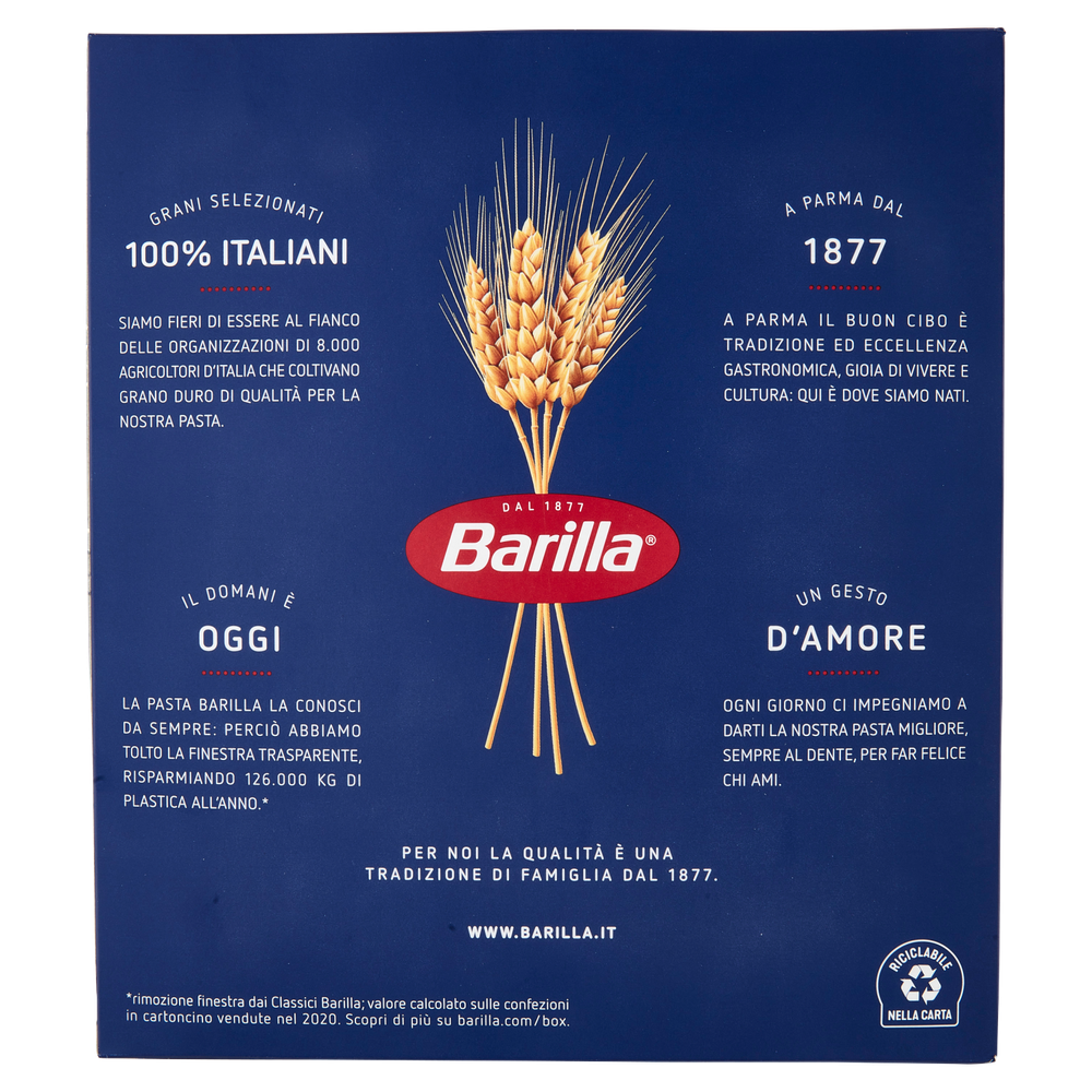 Pasta Fusilli N.98 100% Grano Italiano Barilla - Foto 3