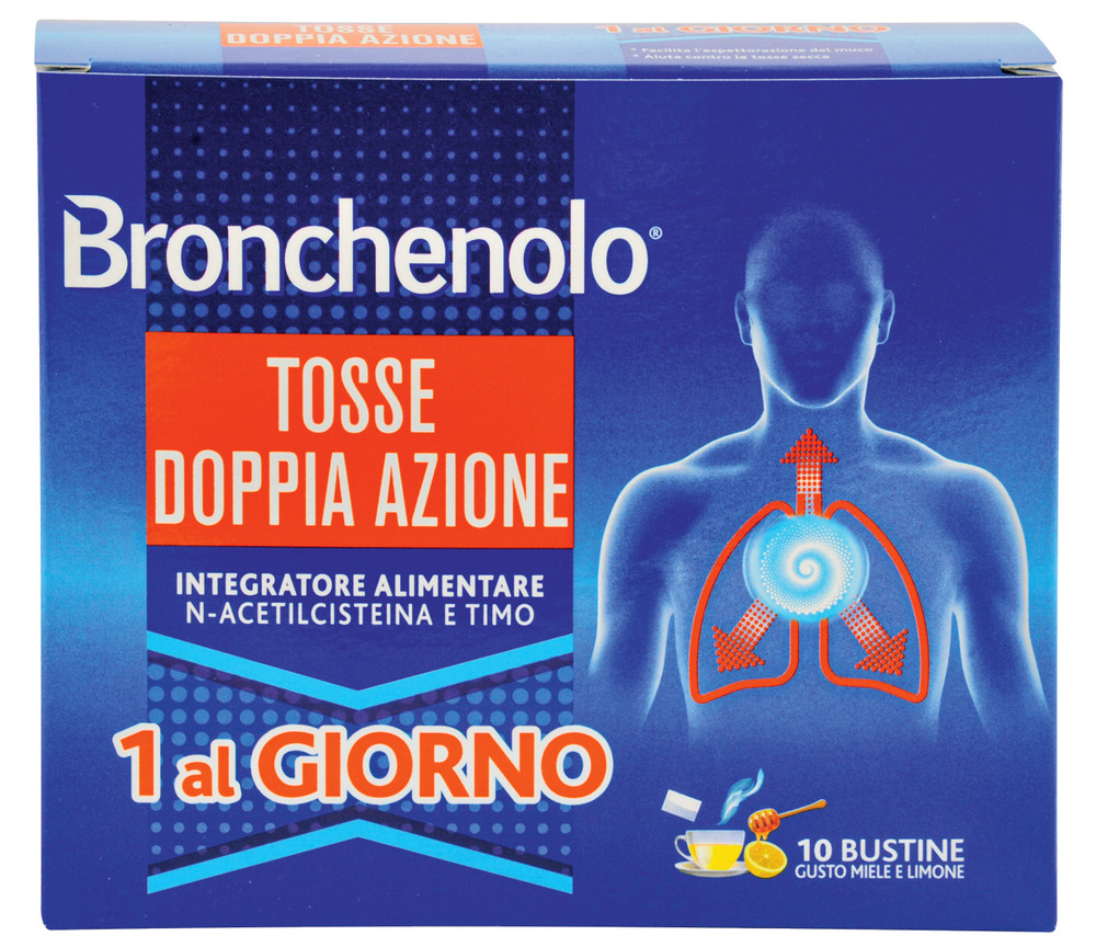Bronchenolo Tosse Doppia Azione Bustine - Foto 1