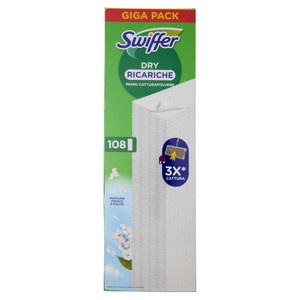108 Ricambi Panni Cattura Polvere Per Scopa Pavimenti Swiffer - Foto 1