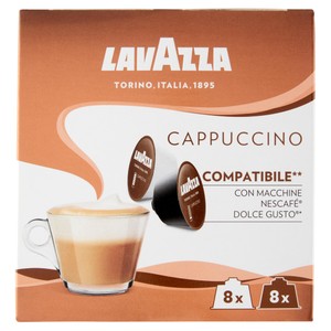 Capsule Cappuccino Compatibili Dolce Gusto 16pz Lavazza
