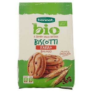 Biscotti Di Farro Biologico Con Gocce Di Cioccolato Bennet Bio - Foto 3